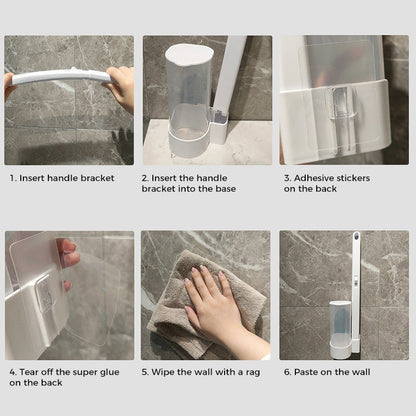 ⚡ Disposable Toilet Cleaning System – Hygienic One-Click Cleaning, No Residue Left, Easy to Use & Disposable 🧼