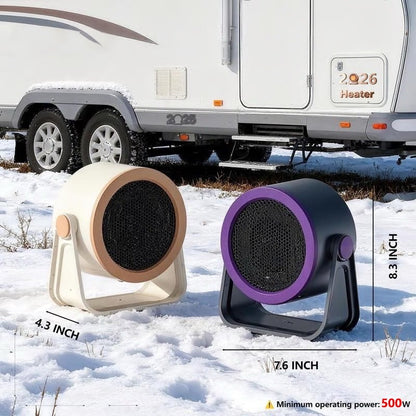2026 Portable Heater – Outdoor & Desktop Mini Radiator